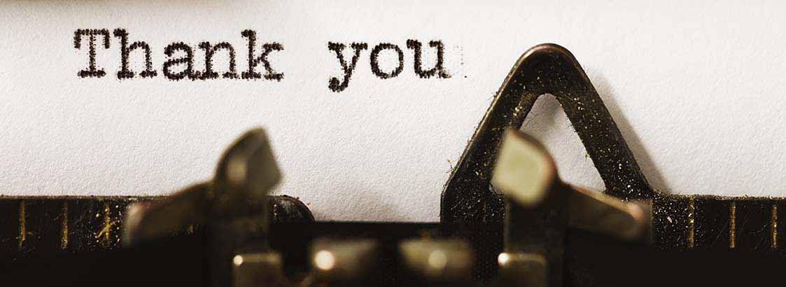 Thank You For Supporting Us