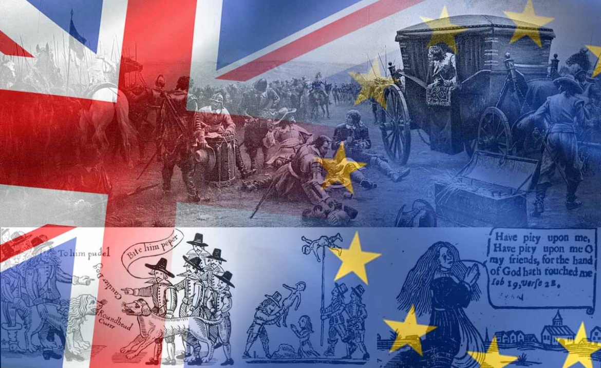 english civil war – divisions in society flag english civil war - divisions in society flag