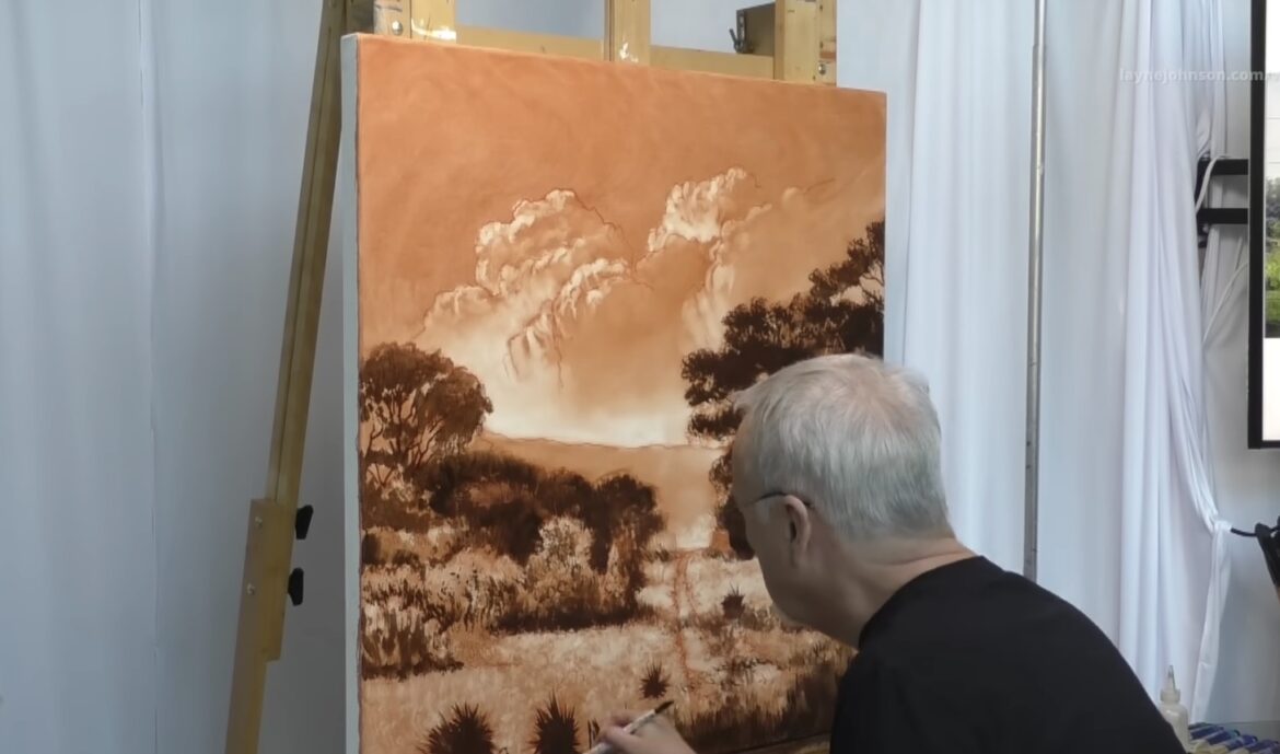 Discover the MAGIC of an underpainting for painting landscapes